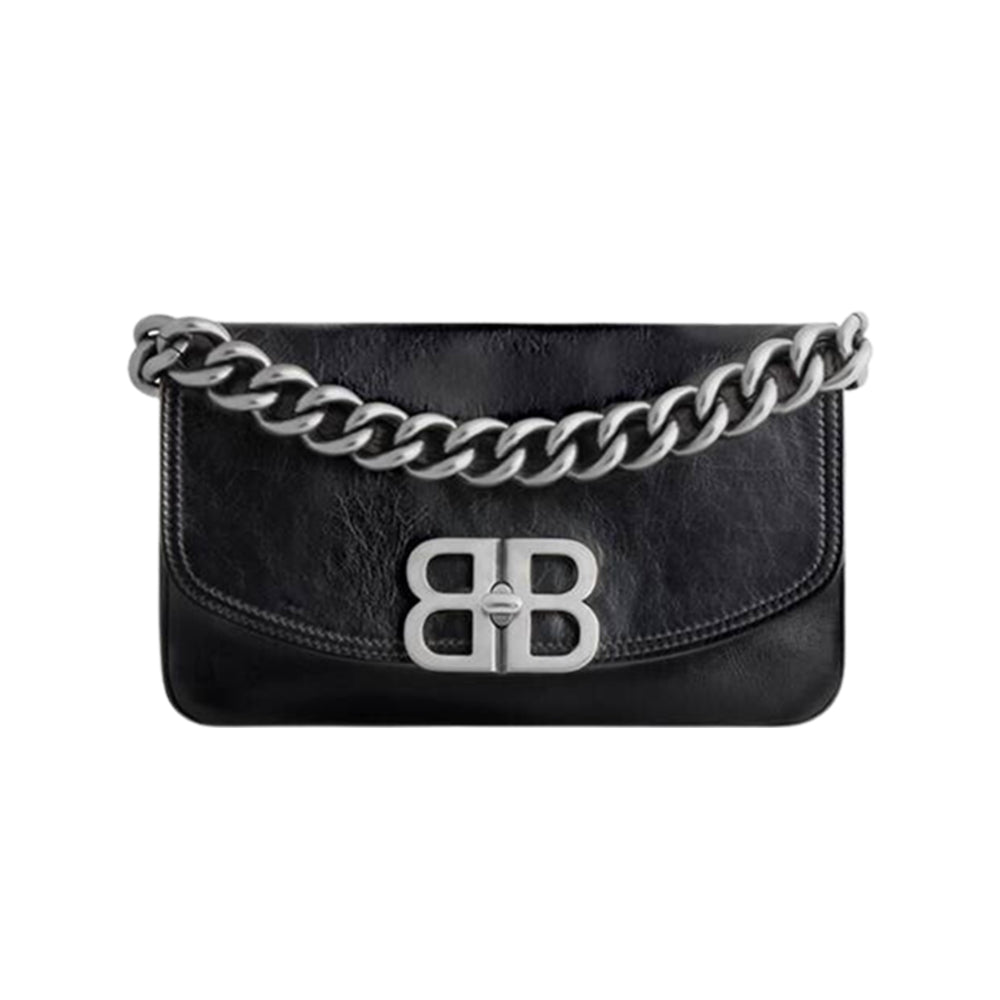 발렌시아가 BB 소프트 스몰 플랩백 블랙(국내배송)(당일배송)