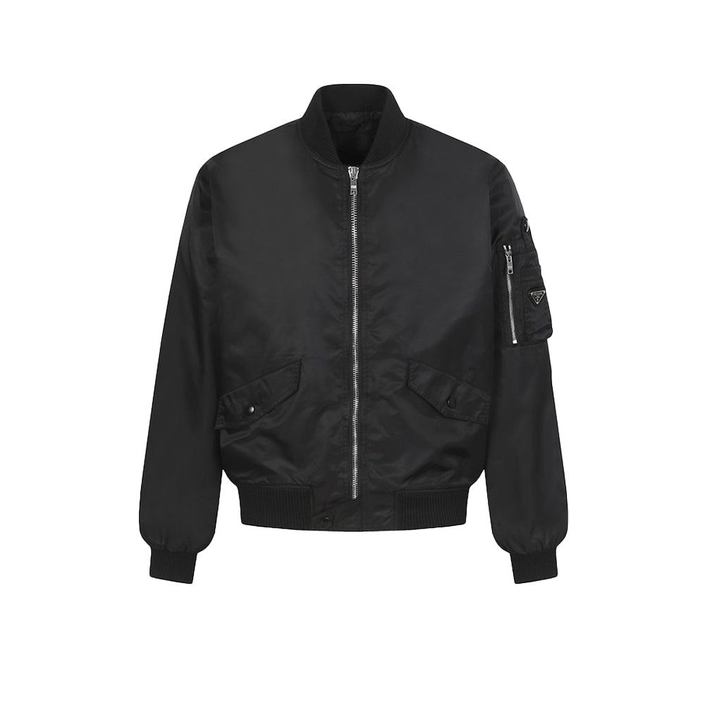 프라다 트라이앵글 로고 리나일론 봄버 자켓(국내배송)(당일배송)
