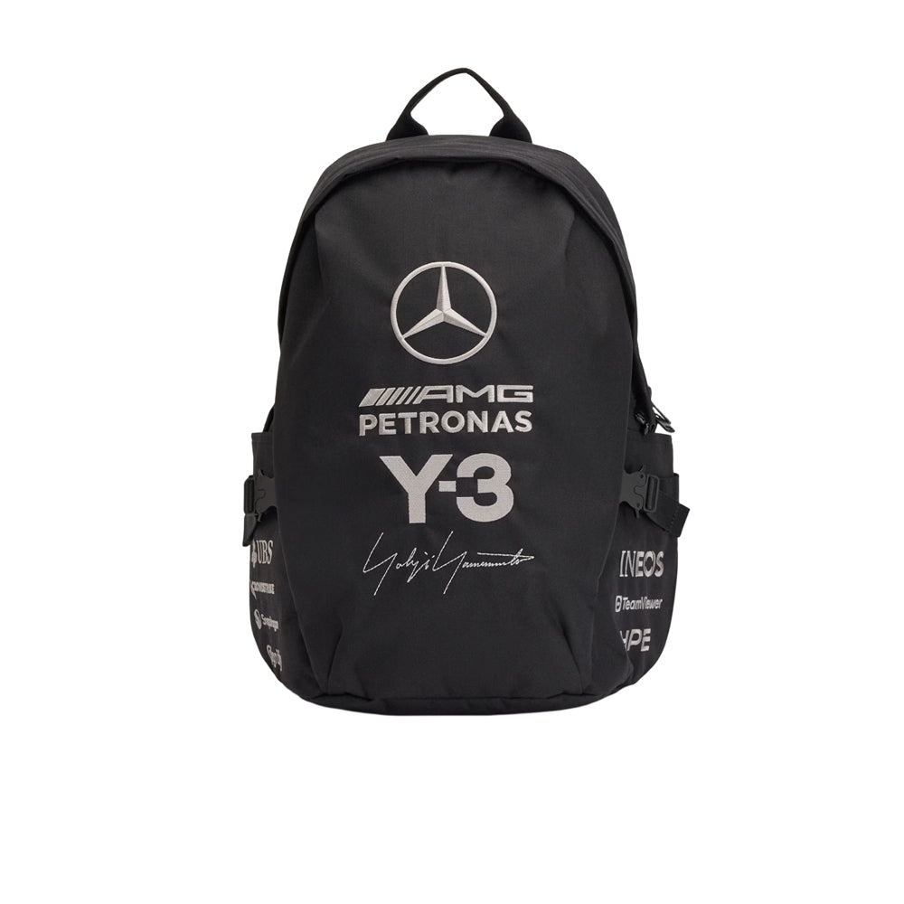 메르세데스 AMG 페트로나스 x Y-3 F1 팀 실버 애로우 백팩 블랙