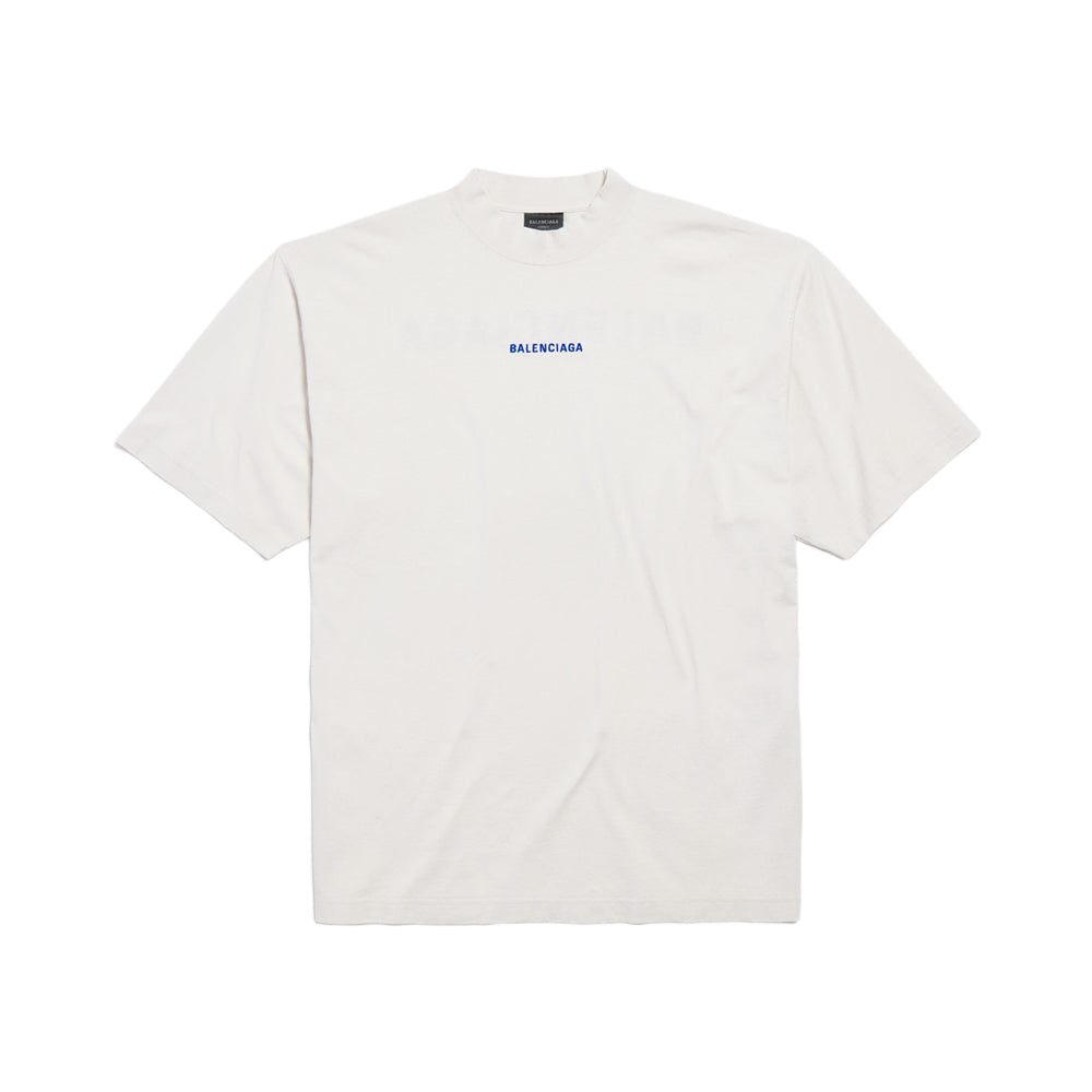 발렌시아가 백 티셔츠 미디움 핏(국내배송)(당일배송)(2COLOR)