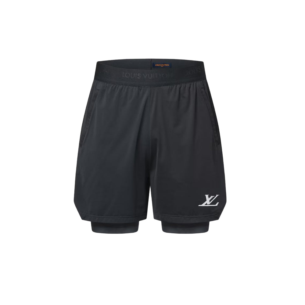 루이비통 더블 레이어 러닝 쇼츠