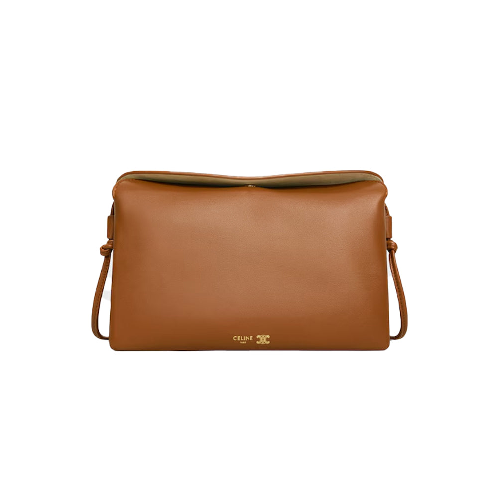 셀린느 트리오 플랩 스무스 램스킨 소프트 탄(국내배송)(당일배송)