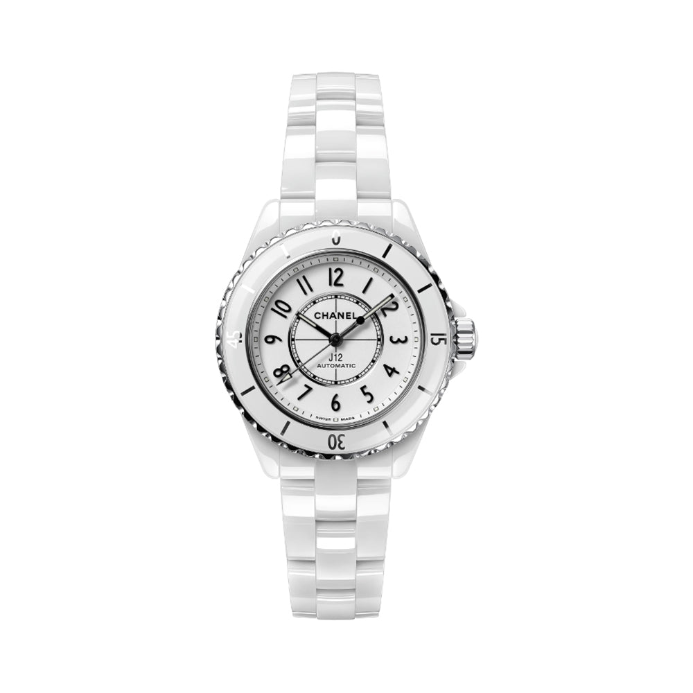 샤넬 J12 워치 칼리버 12.2, 33mm 화이트 세라믹 H5699