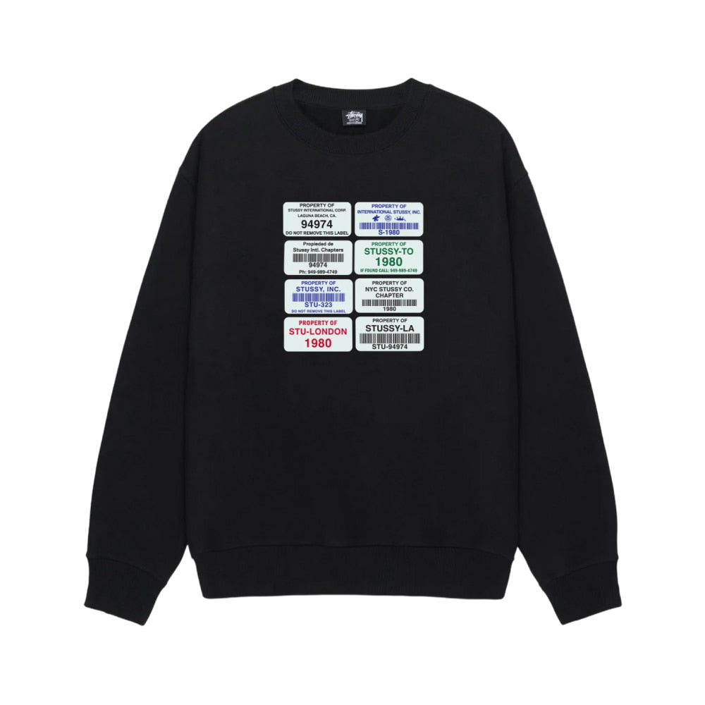 스투시 코드 프린트 크루넥 (국내배송) (3COLOR)