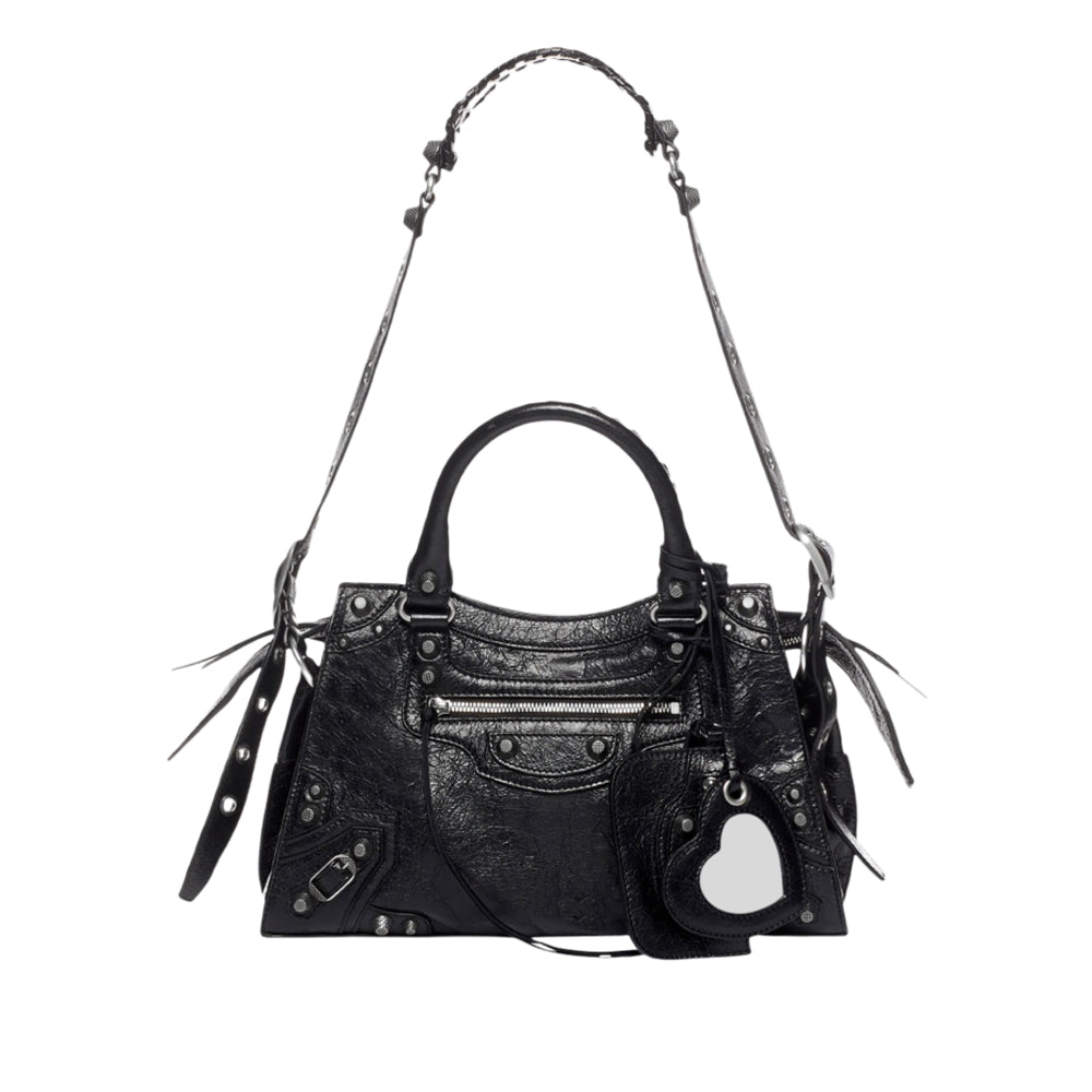 발렌시아가 네오 카골 시티 스몰 핸드백 블랙(국내배송)(당일배송)