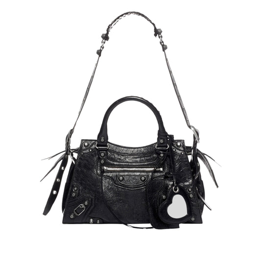 발렌시아가 네오 카골 시티 스몰 핸드백 블랙(국내배송)(당일배송)