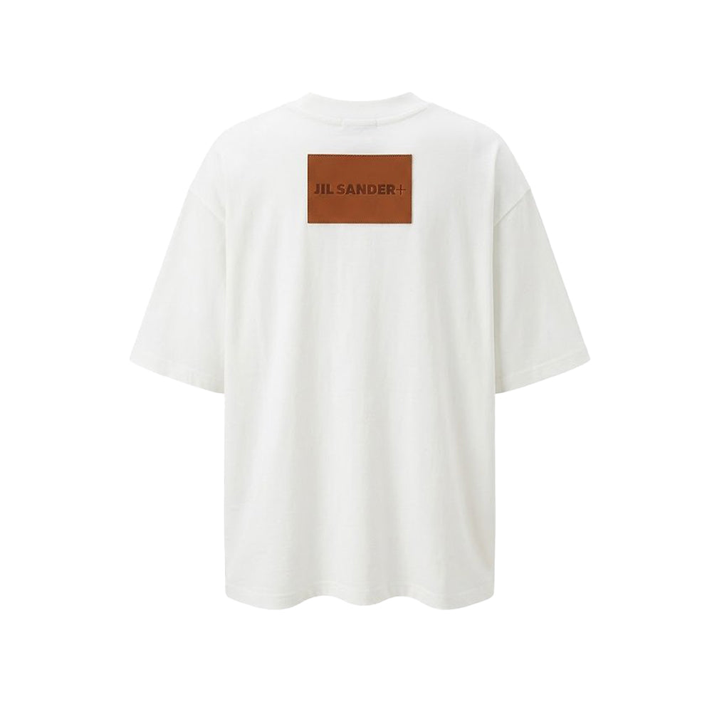 질 샌더 플러스 코튼 크루넥 티셔츠(국내배송)(당일배송)(2COLOR)