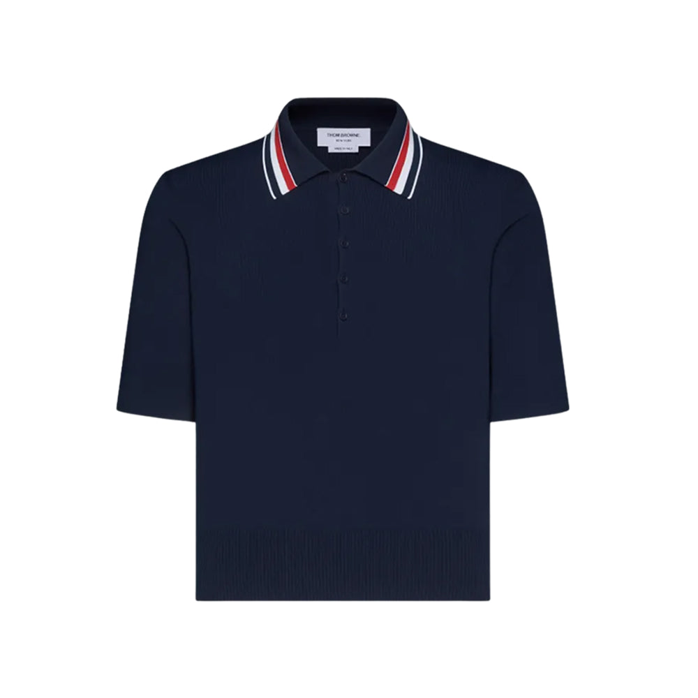 톰브라운 스트레치 비스코스 테니스 폴로(국내배송)(당일배송)(2COLOR)