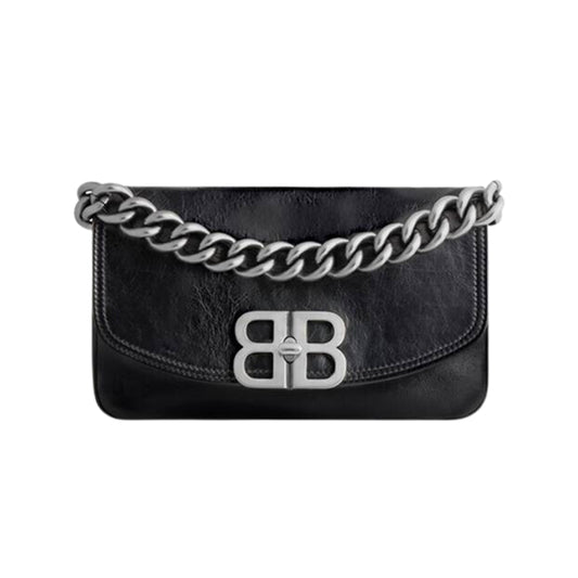 발렌시아가 BB 소프트 스몰 플랩백 블랙(국내배송)(당일배송)