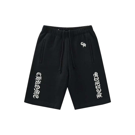 크롬하츠 슬로 라이드 레터링 로고 자수 스웻 쇼츠 반바지(국내배송)(당일배송)