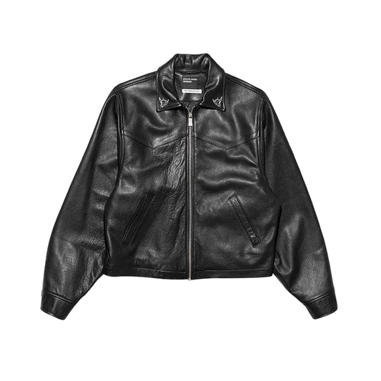 앙팡 리쉬 데프리메 프린시페 드 라무르 웨스턴 가죽 재킷(국내배송)(당일배송)(2COLOR)