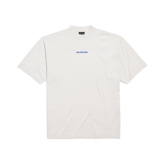 발렌시아가 백 티셔츠 미디움 핏(국내배송)(당일배송)(2COLOR)