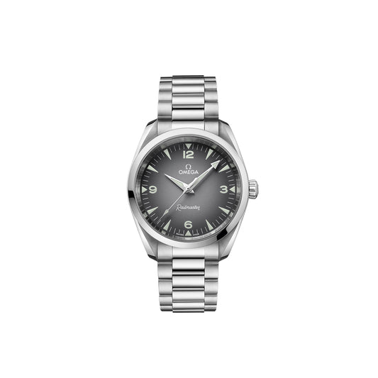 오메가 씨마스터 레일마스터 크로노그래프 스틸그레이 38MM