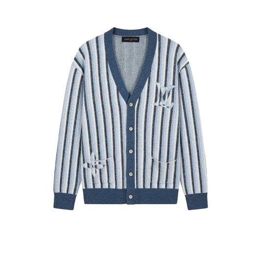 루이비통 스트라이프드 자카드 가디건(국내배송)(당일배송)