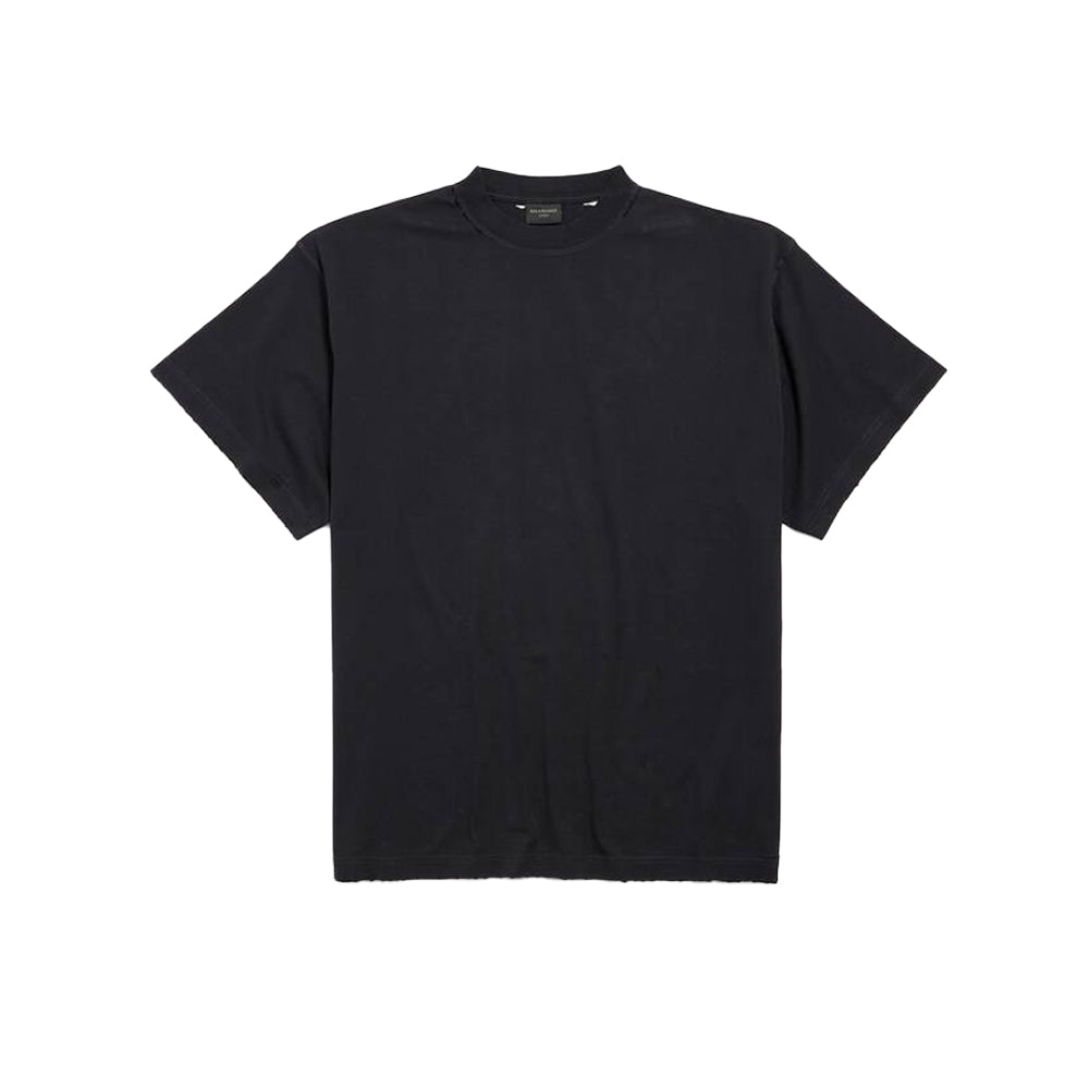 발렌시아가 시큐리티 테이프 로고 오버사이즈 티셔츠(국내배송)(당일배송)(2COLOR)