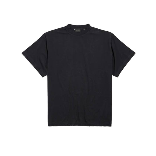발렌시아가 시큐리티 테이프 로고 오버사이즈 티셔츠(국내배송)(당일배송)(2COLOR)