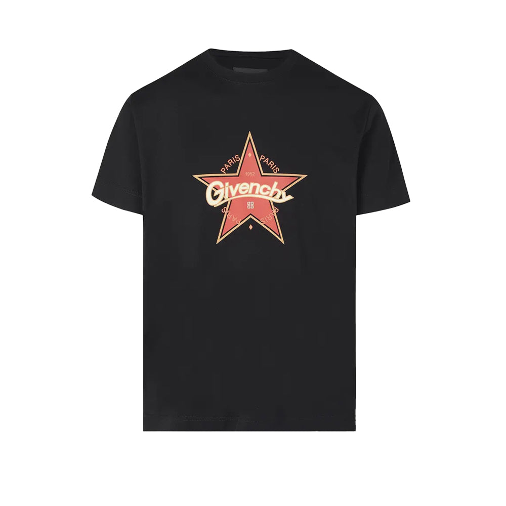 지방시 스타 로고 프린트 티셔츠(국내배송)(당일배송)(2COLOR)
