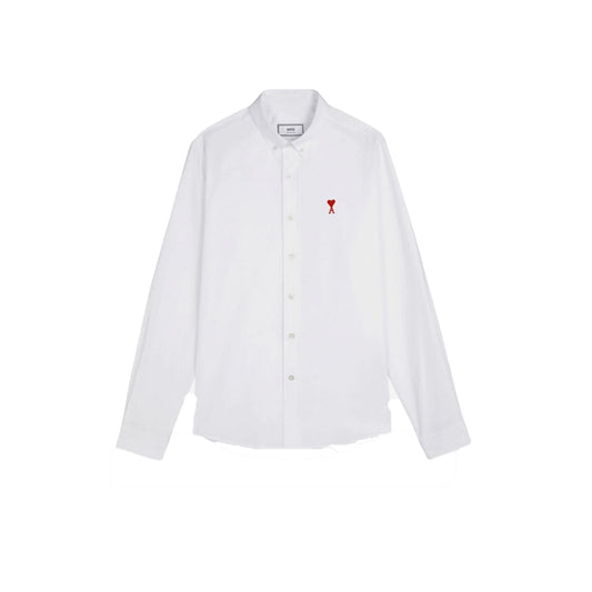 아미 스몰 하트로고 옥스포드 셔츠 (국내배송) (당일배송)